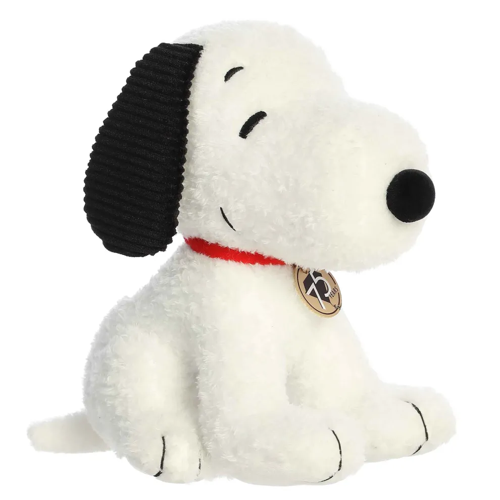 Aurora Plush 10 Inch Peanuts Snoopy 75th Anniversary Plush Toy