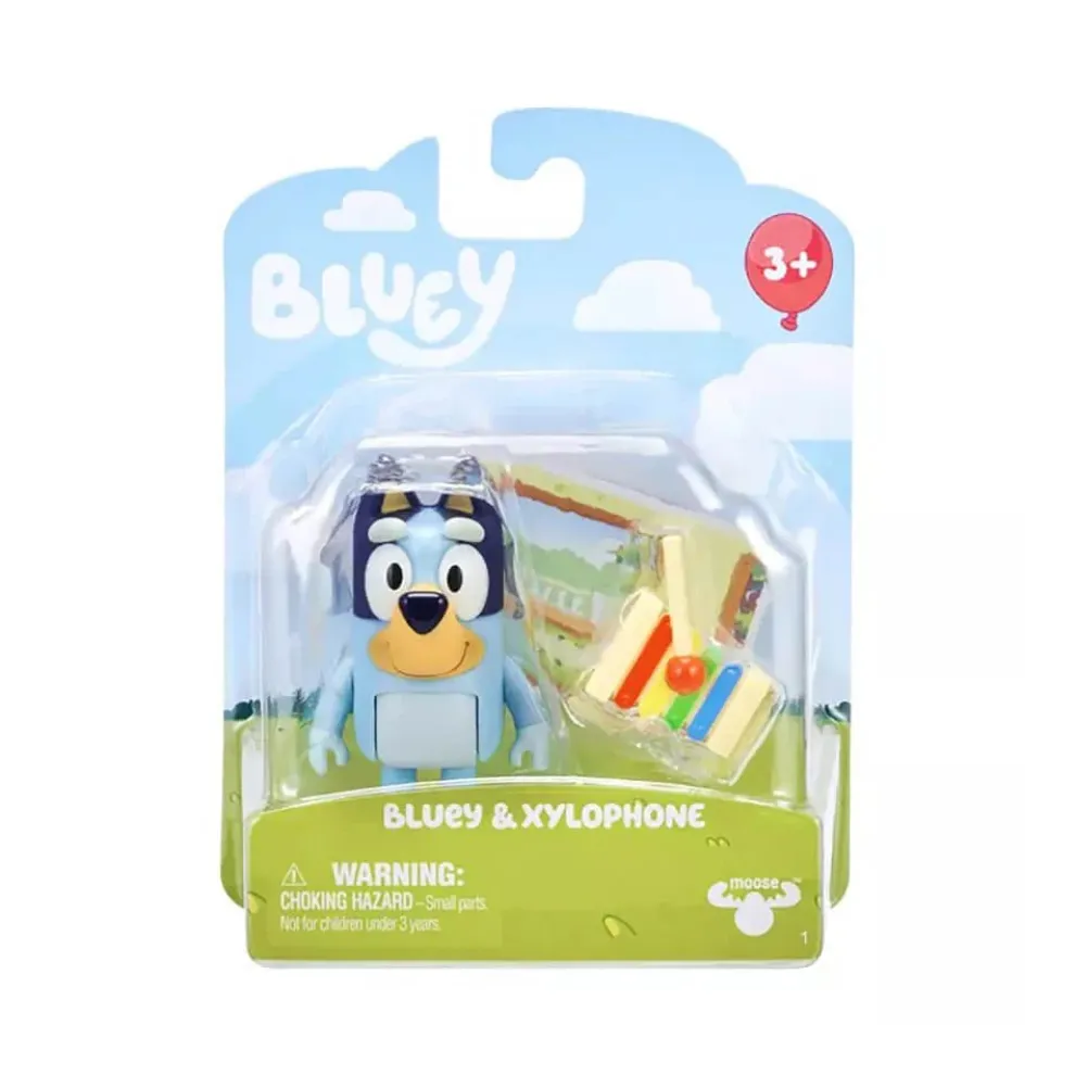 Bluey Story Starter Figures - Bluey and Xylophone - Owl & Goose Gifts