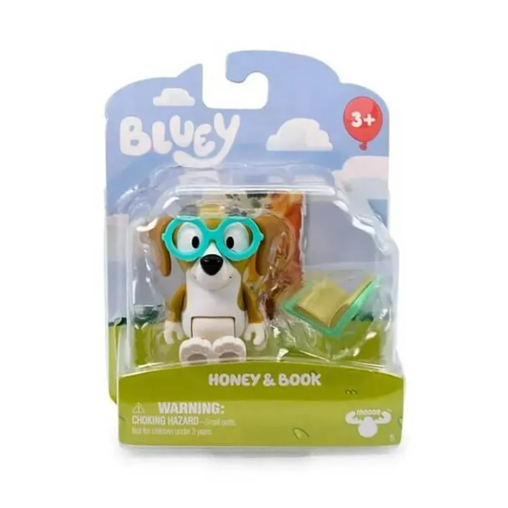 Bluey Story Starter Figures - Honey & Book - Owl & Goose Gifts
