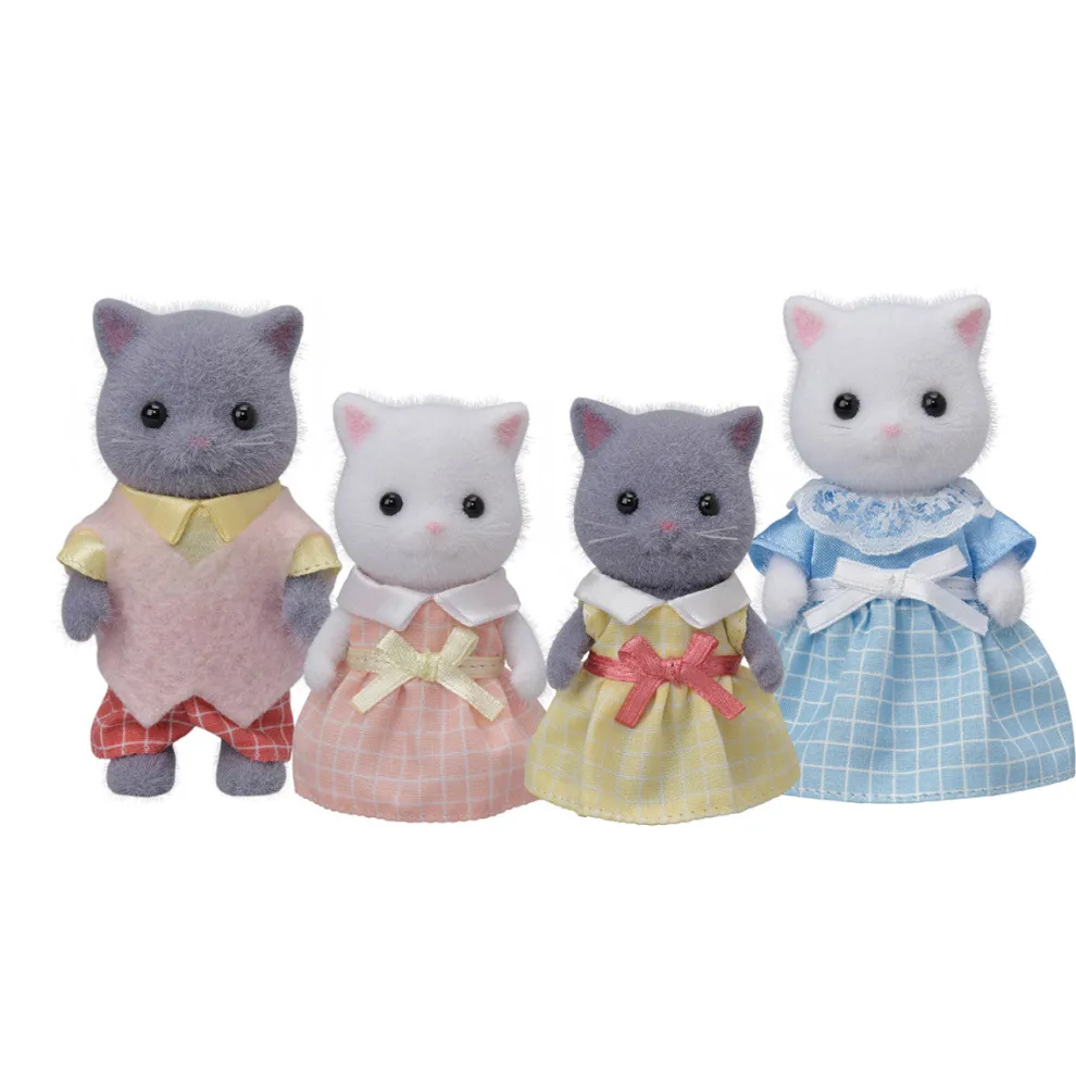 Calico Critters Persian Cat Family