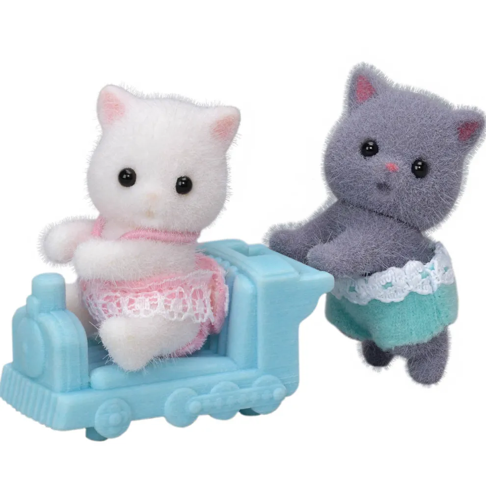 Calico Critters Persian Cat Twins - Owl & Goose Gifts