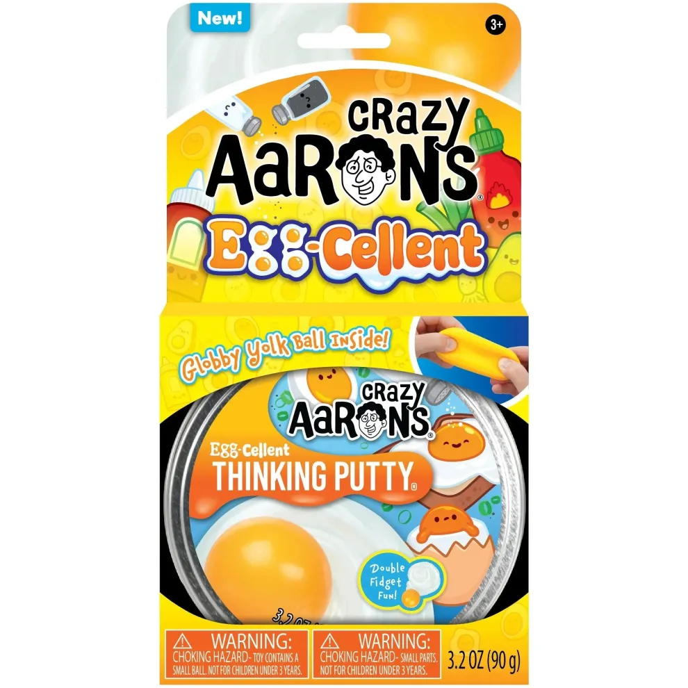 Crazy Aarons Eggcelent Full Size 4 Inch Thinking Putty