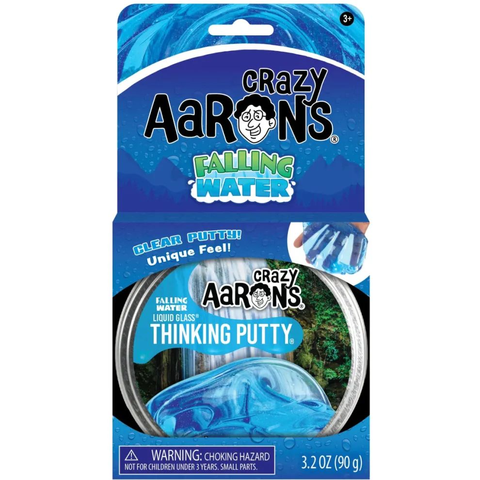 Crazy Aarons Falling Water Full Size 4 Inch Thinking Putty Tin - Owl & Goose Gifts