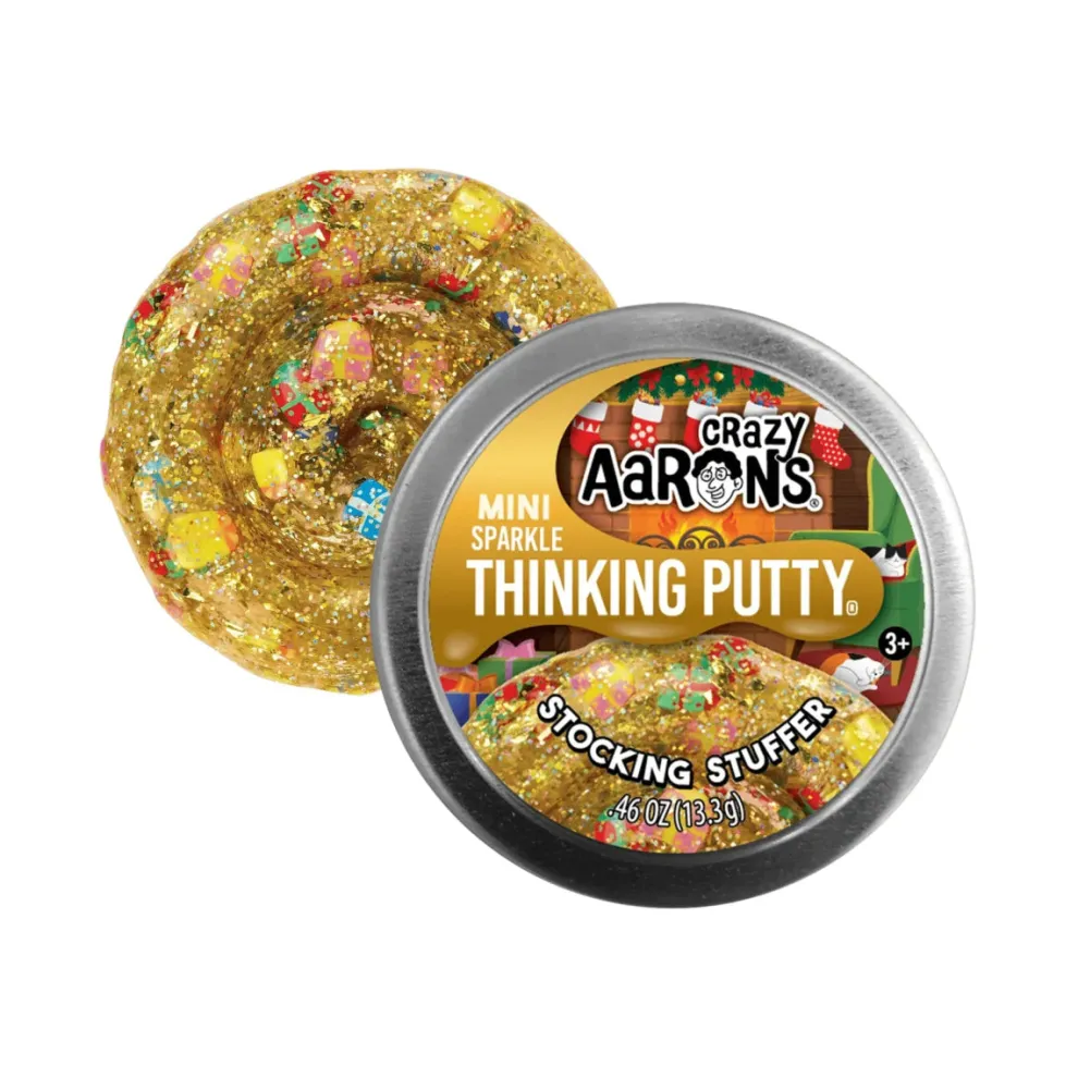 Crazy Aarons Stocking Stuffer Mini 2 Inch Thinking Putty Tin - Owl & Goose Gifts