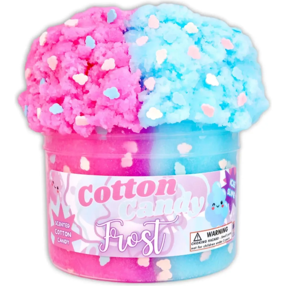 Dope Slimes 8 oz Cotton Candy Frost Slime