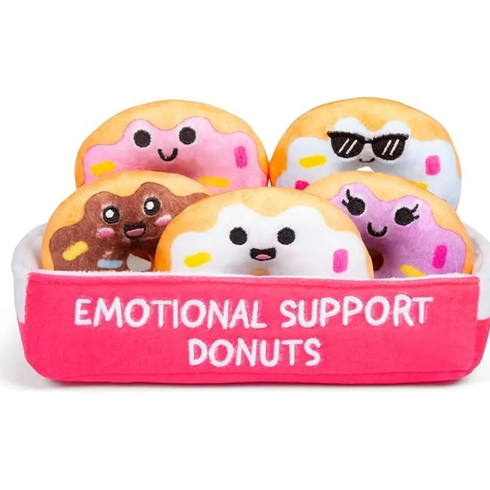 Emotional Support Donuts Set of 5 Plush Toys by What Do You Meme - Owl & Goose Gifts
