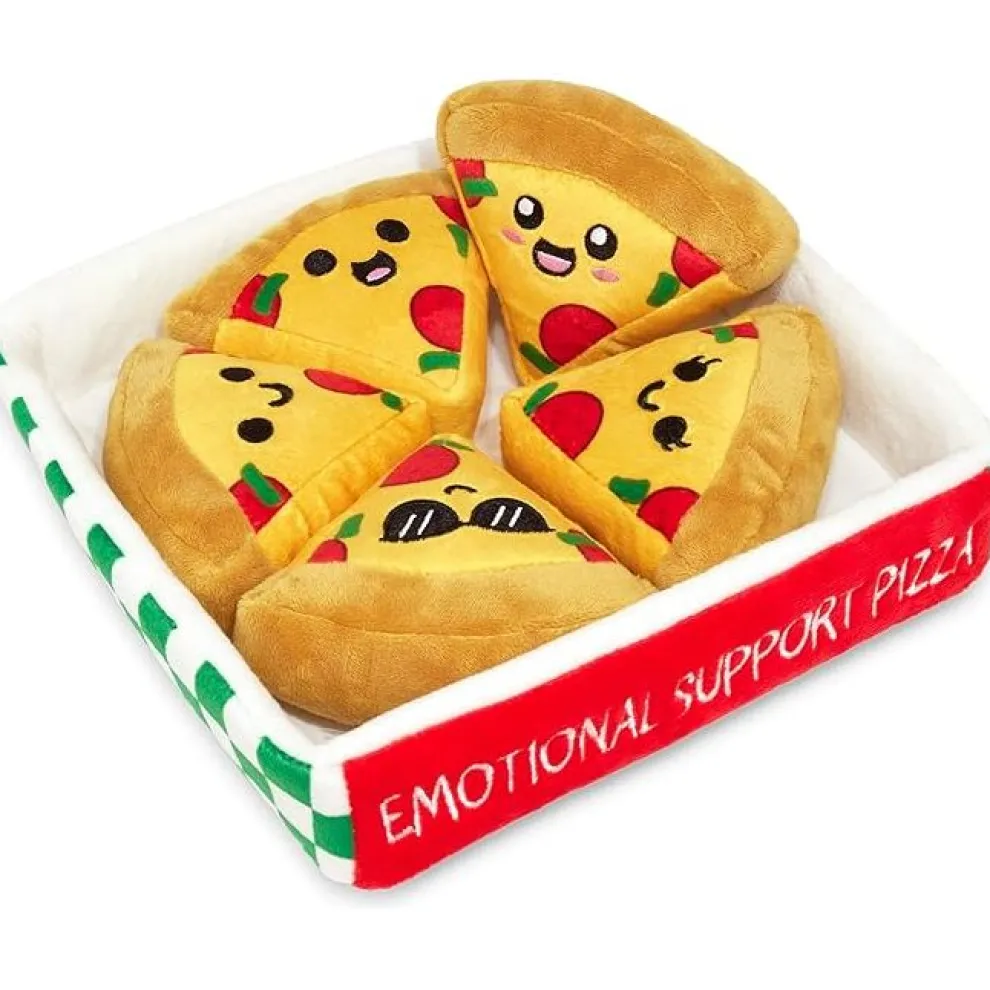 Emotional Support Pizza Set of 5 Plush Toys by What Do You Meme - Owl & Goose Gifts