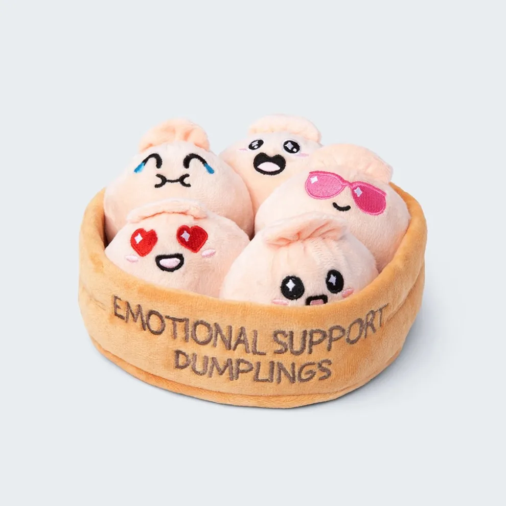 Emotional Support Dumplings Set of 5 Plush Toys by What Do You Meme