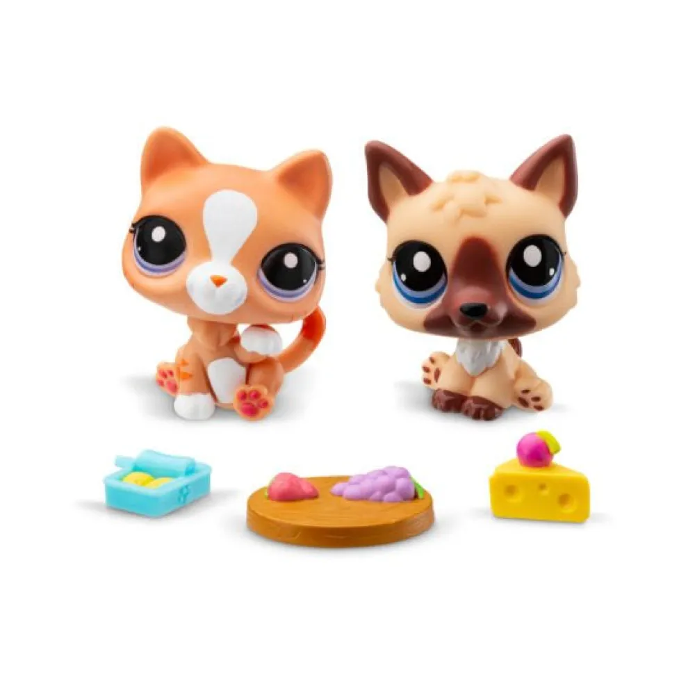 Littlest Pet Shop Pet Pairs Play Set - Shepherd #30 and Cat #34 - Owl & Goose Gifts