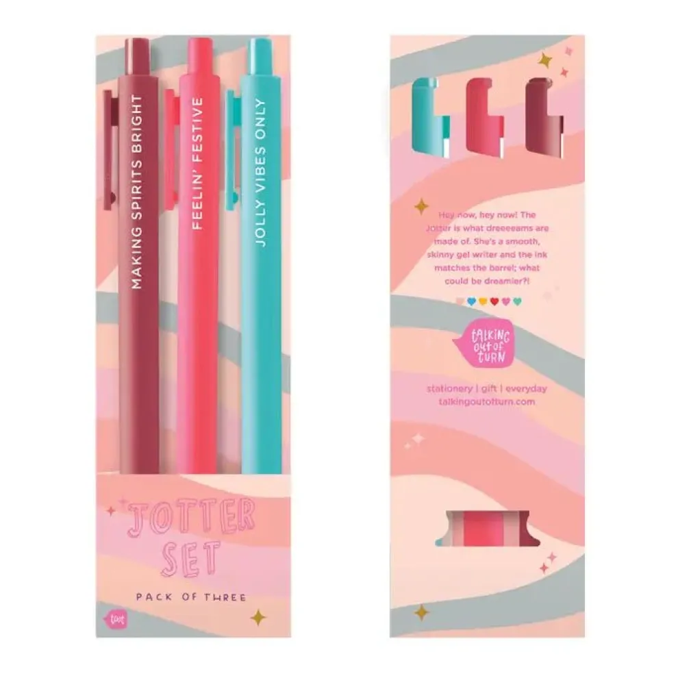 Making Spirits Bright Holiday Jotter Set by Talking Out of Turn - Owl & Goose Gifts