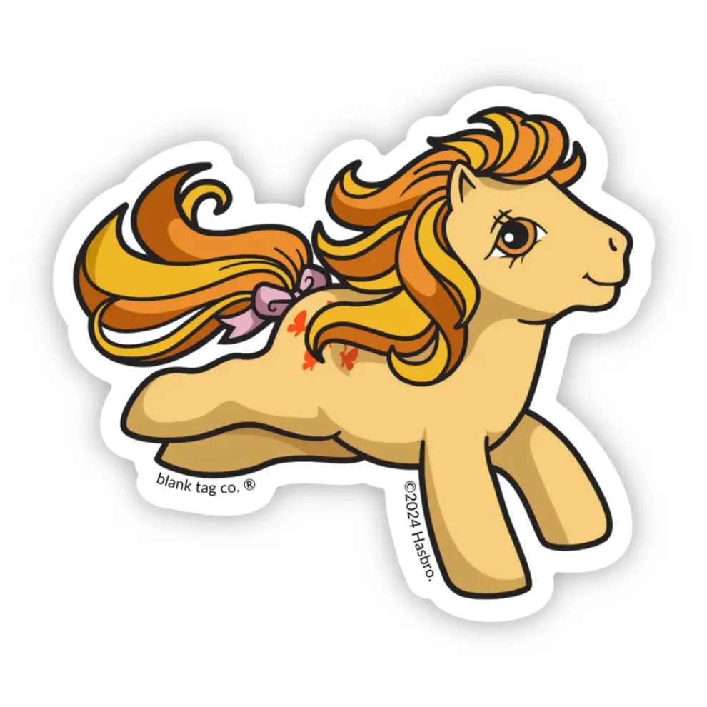 My Little Pony Butterscotch Vinyl Sticker by Blank Tag Sticker Co. - Owl & Goose Gifts