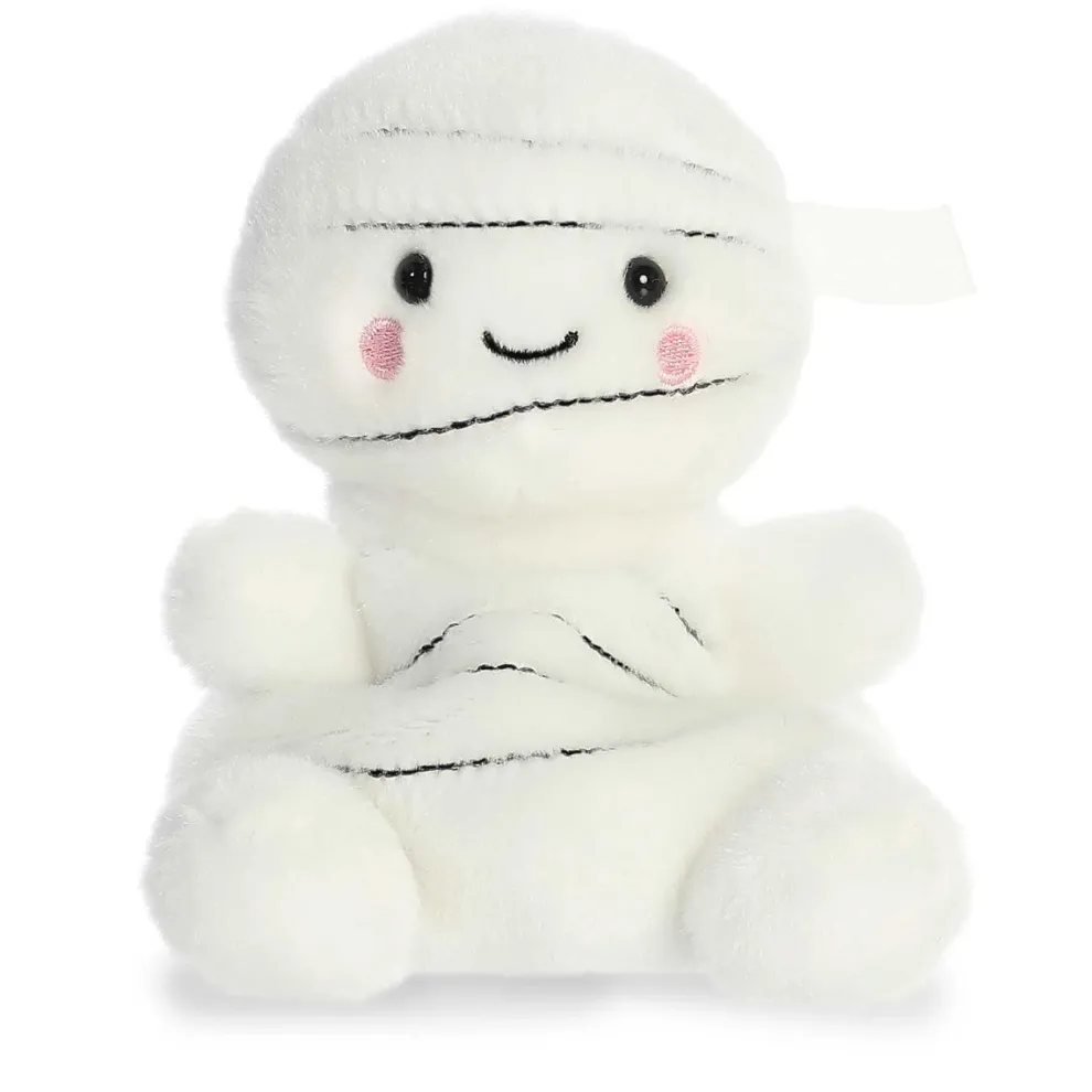 Palm Pals 5 Inch Brendan the Mummy Halloween Plush Toy - Owl & Goose Gifts