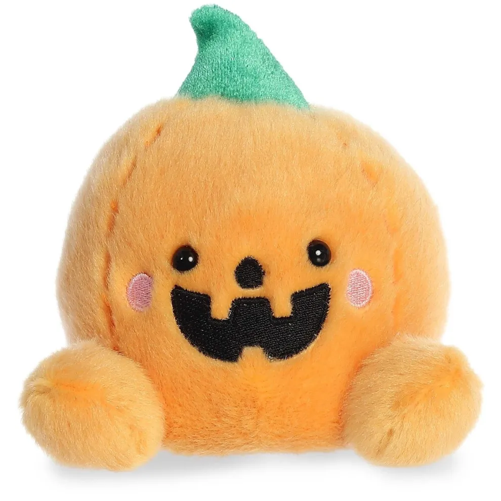 Palm Pals 5 Inch Carver the Jack O'Lantern Halloween Plush Toy - Owl & Goose Gifts