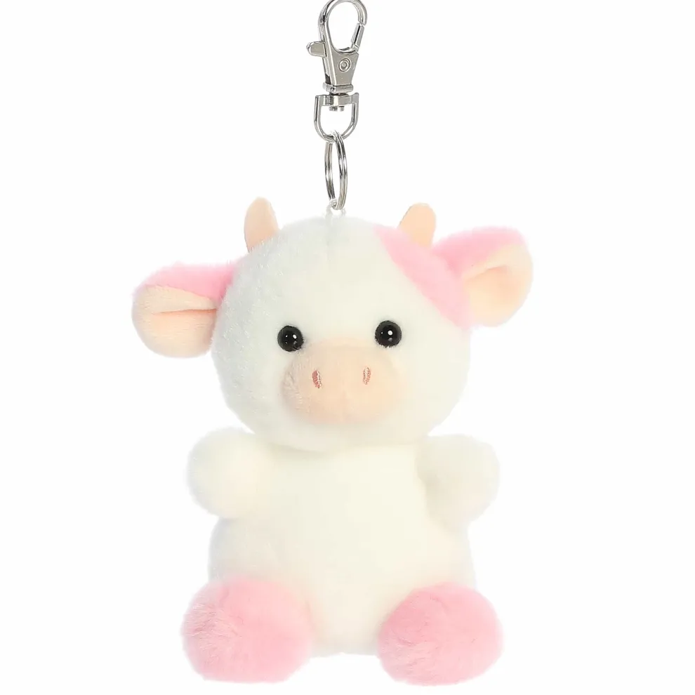 Palm Pals 4 Inch Clip - Belle Strawberry Cow