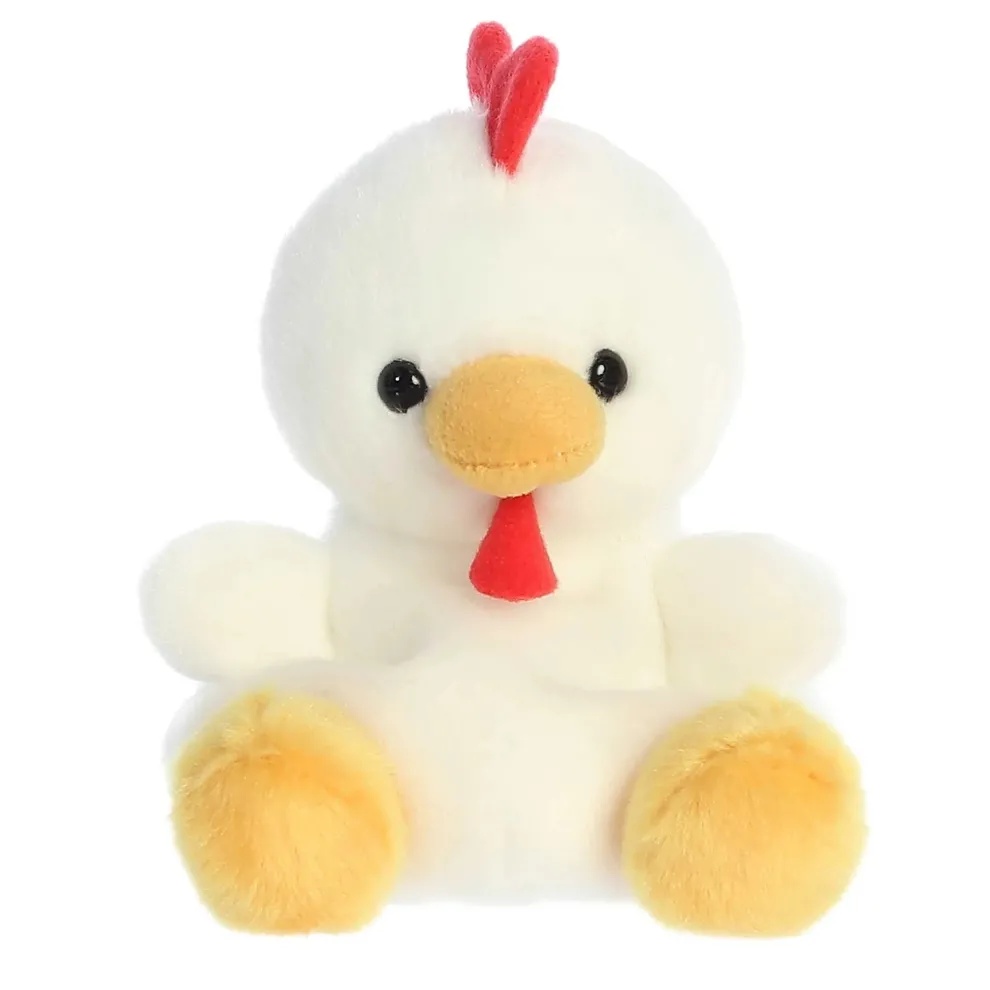 Palm Pals 5 Inch Cooper the Chicken Plush Toy - Owl & Goose Gifts