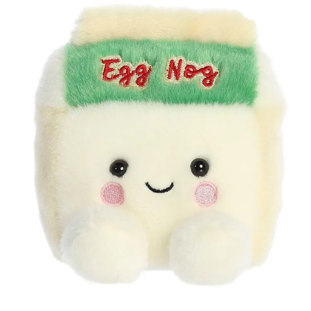 Palm Pals 5 Inch Emery the Eggnog Christmas Plush Toy - Owl & Goose Gifts