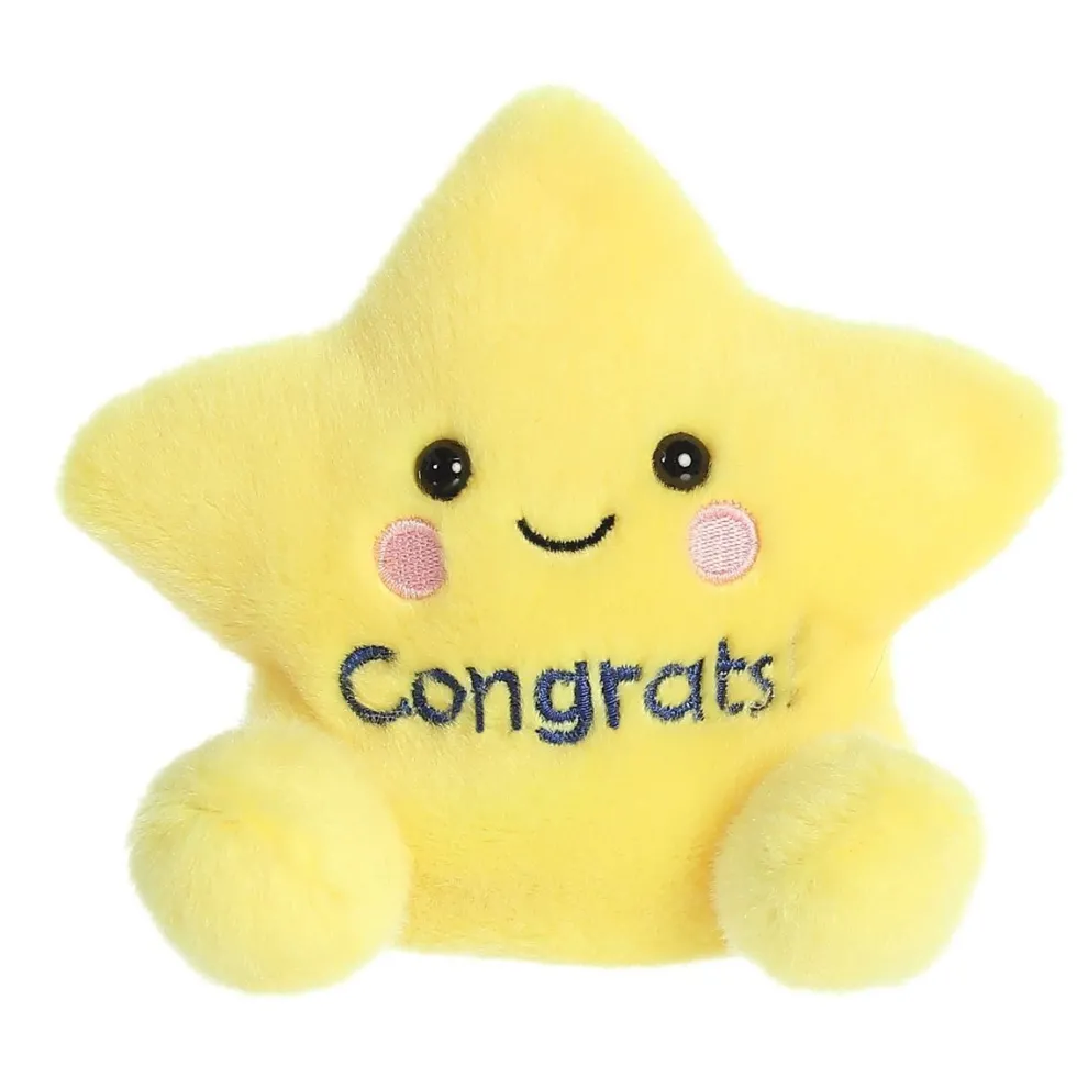 Palm Pals 5 Inch Galileo the Congrats Star Plush Toy - Owl & Goose Gifts