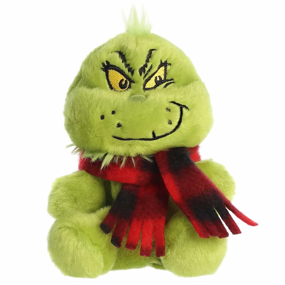 Palm Pals 5 Inch Grinch with Scarf Dr. Suess Plush Toy
