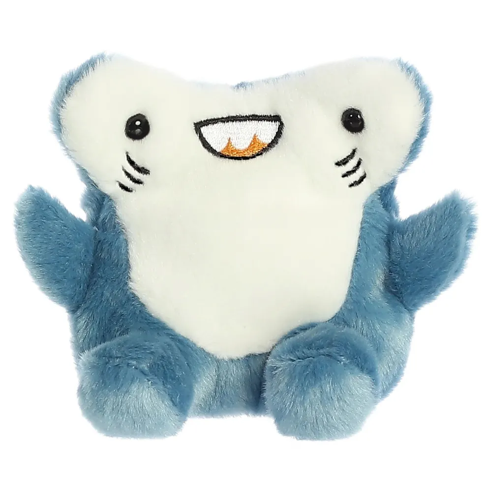 Palm Pals 5 Inch Huddleston the Hammerhead Shark Plush Toy - Owl & Goose Gifts