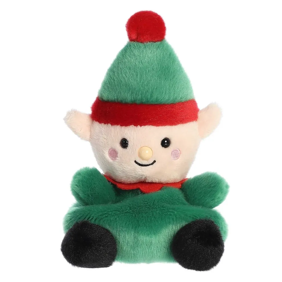 Palm Pals 5 Inch Jolly the Elf Christmas Plush Toy - Owl & Goose Gifts
