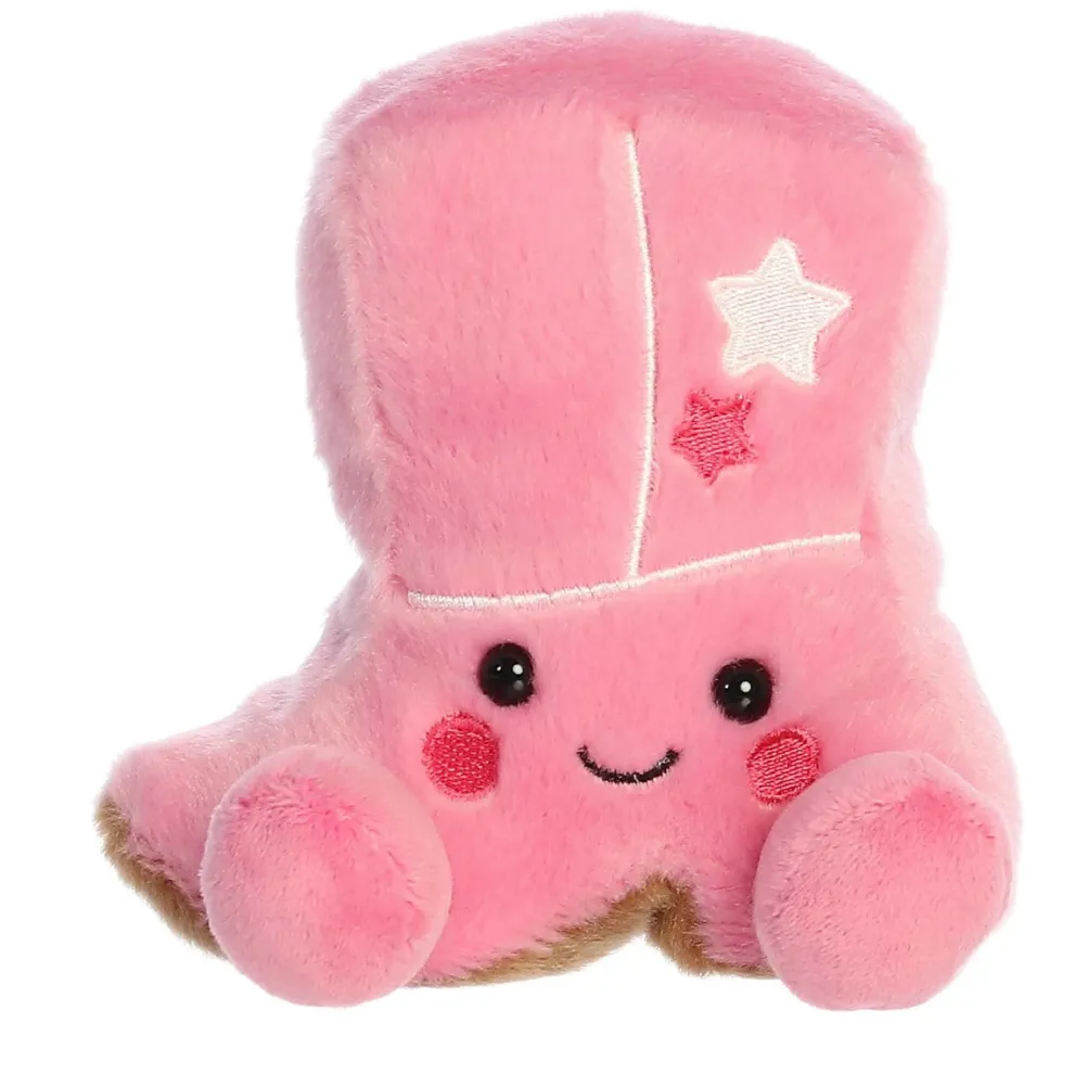 Palm Pals 5 Inch Katie the Cowgirl Boot Plush Toy - Owl & Goose Gifts