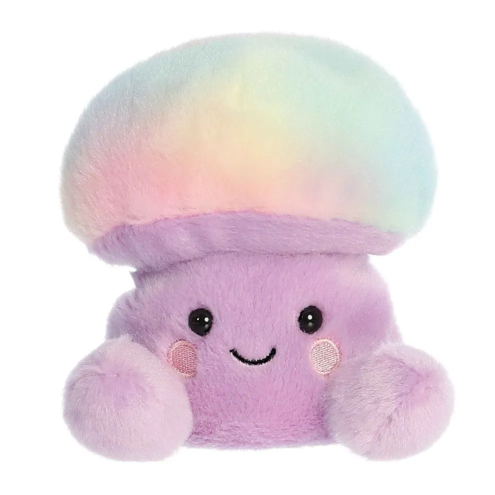 Palm Pals 5 Inch Lunette the Mushroom Plush Toy - Owl & Goose Gifts