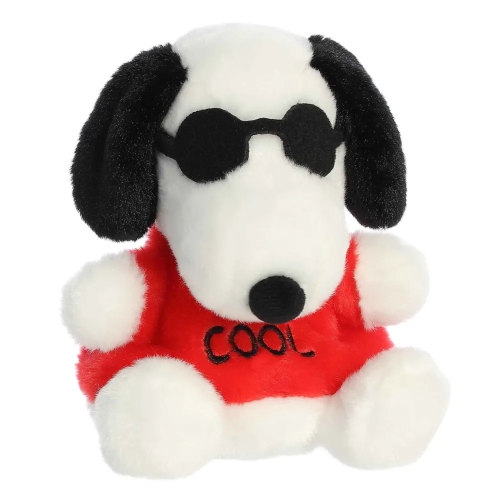 Palm Pals 5 Inch Peanuts Snoopy Joe Cool Plush Toy - Owl & Goose Gifts