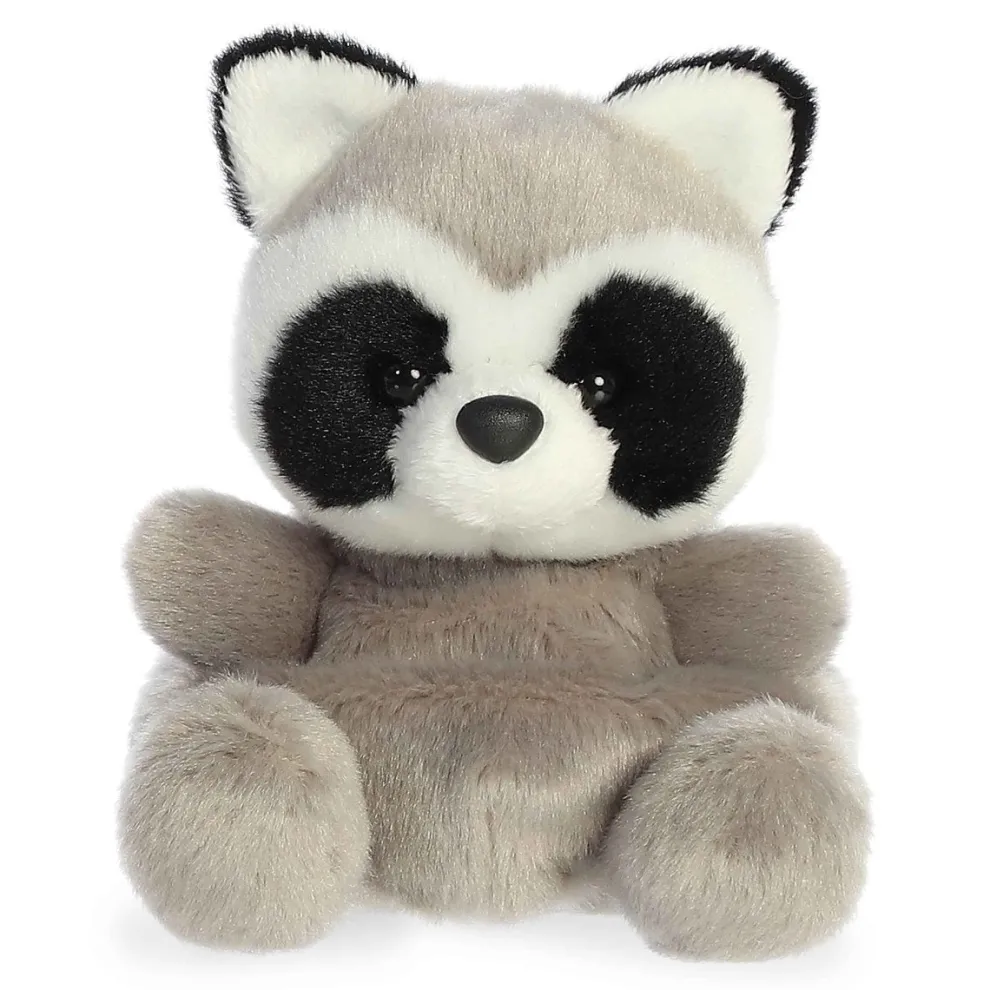 Palm Pals 5 Inch Rascal the Raccoon Plush Toy - Owl & Goose Gifts