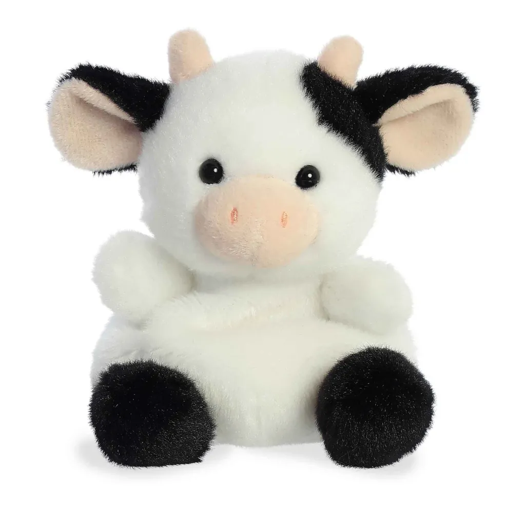 Palm Pals 5 Inch Sweetie the Cow Plush Toy - Owl & Goose Gifts