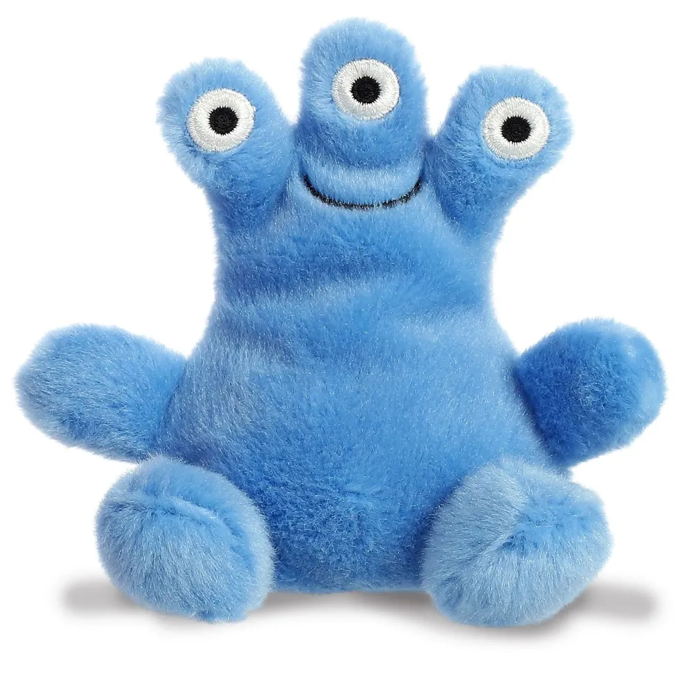 Palm Pals 5 Inch Zeke the Monster Plush Toy - Owl & Goose Gifts