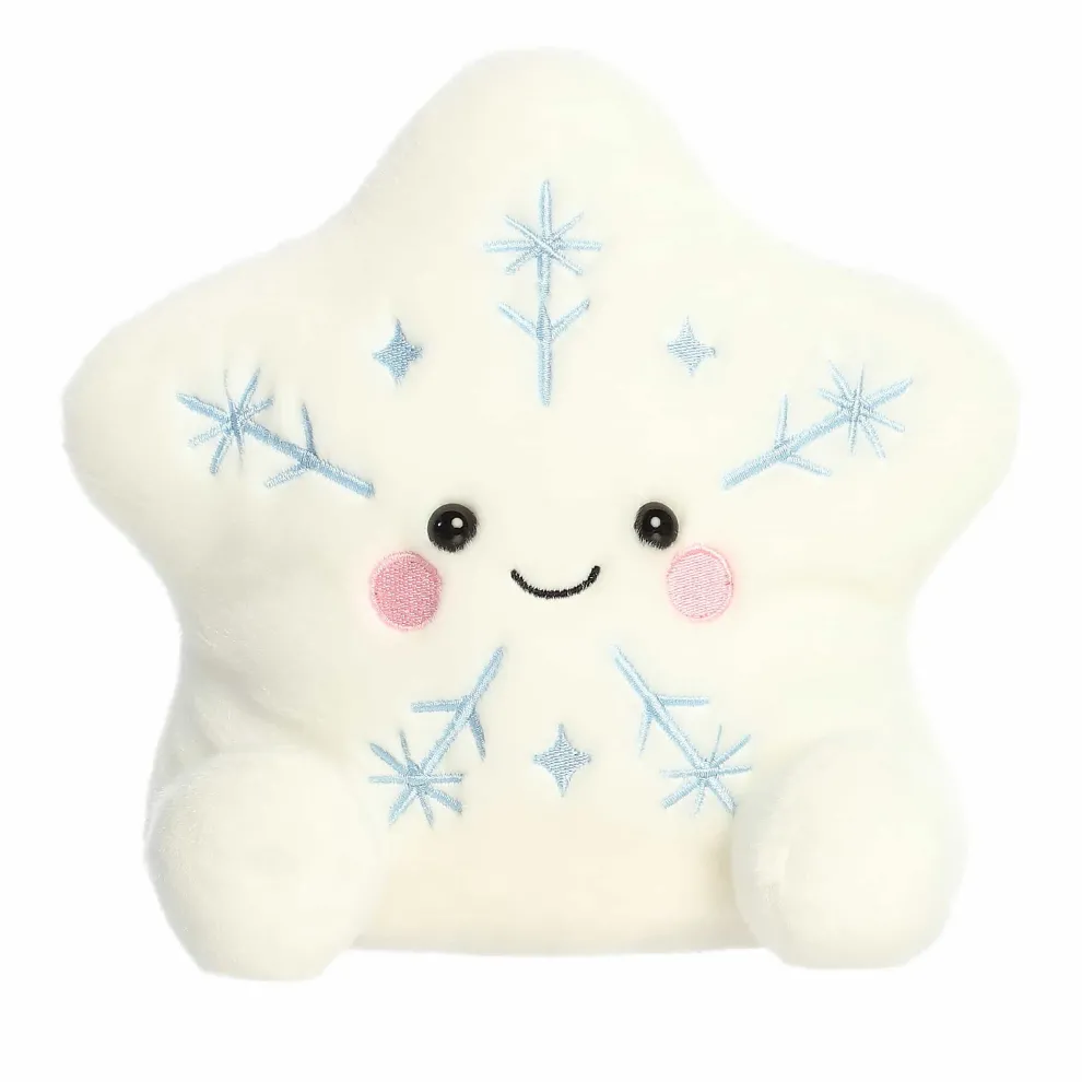 Palm Pals Party Sized 8 Inch Glisten the Snowflake Holiday Plush Toy
