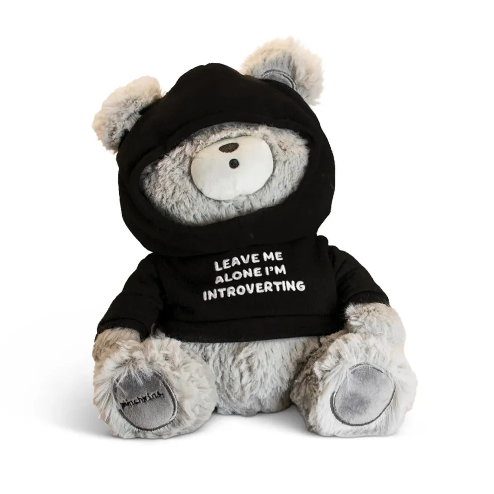 Punchkins - UnBEARables Leave Me Alone I'm Introverting Plush Toy - Owl & Goose Gifts