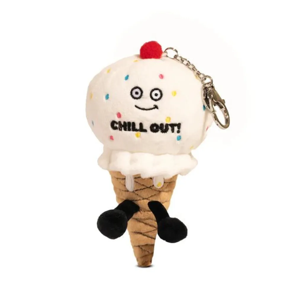 Punchkins Bites - Chill Out Ice Cream Plush Clip - Owl & Goose Gifts