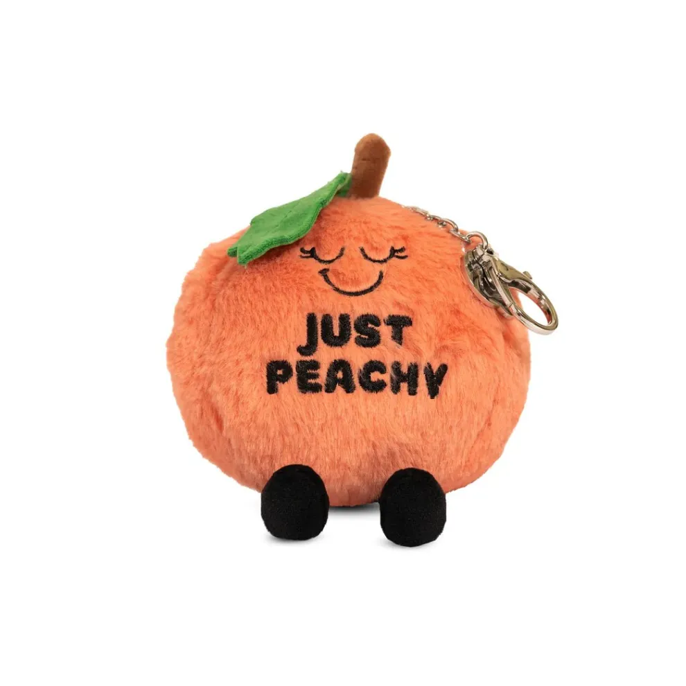 Punchkins Bites - Just Peachy Plush Clip - Owl & Goose Gifts