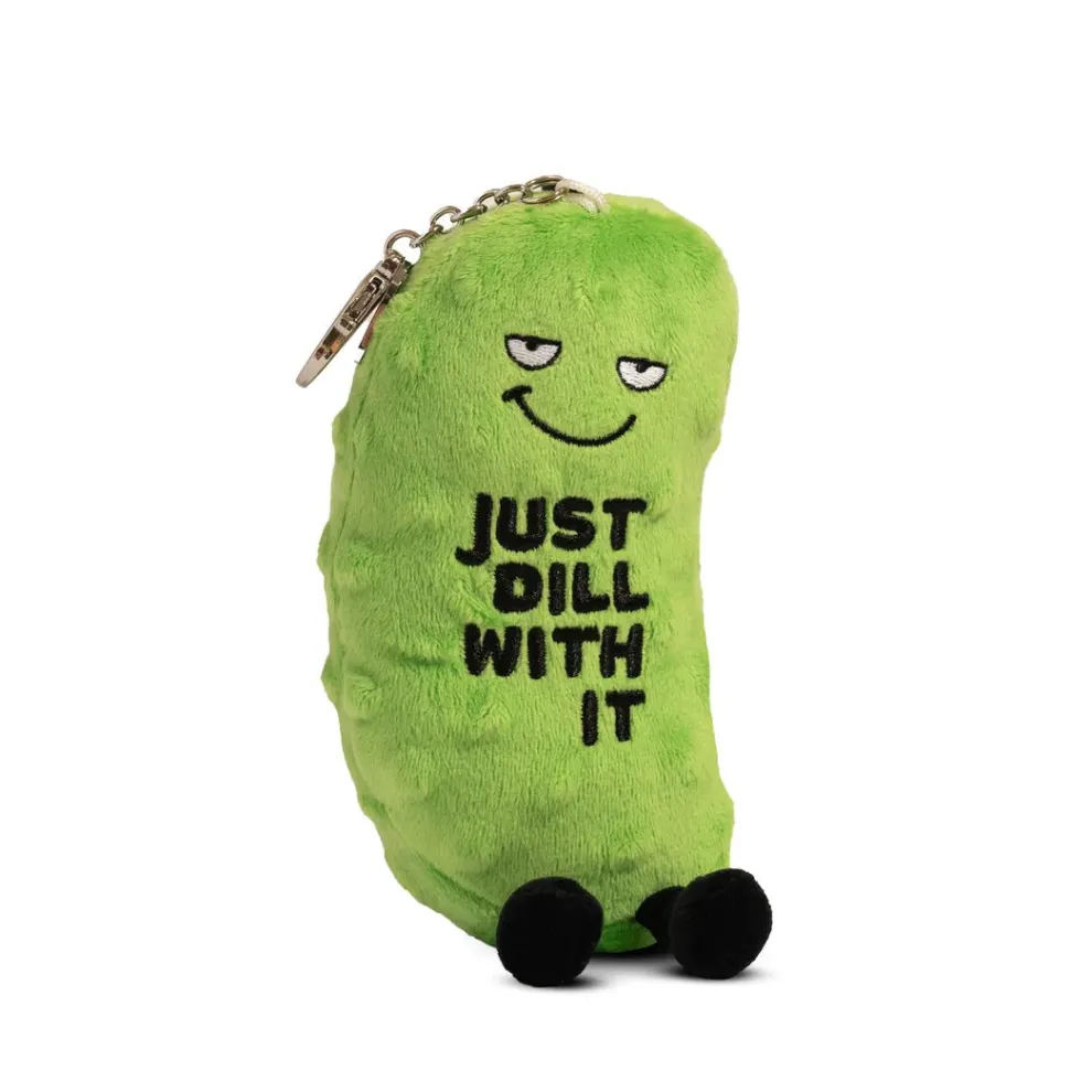 Punchkins Bites - Just Dill With It Pickle Plush Clip - Owl & Goose Gifts