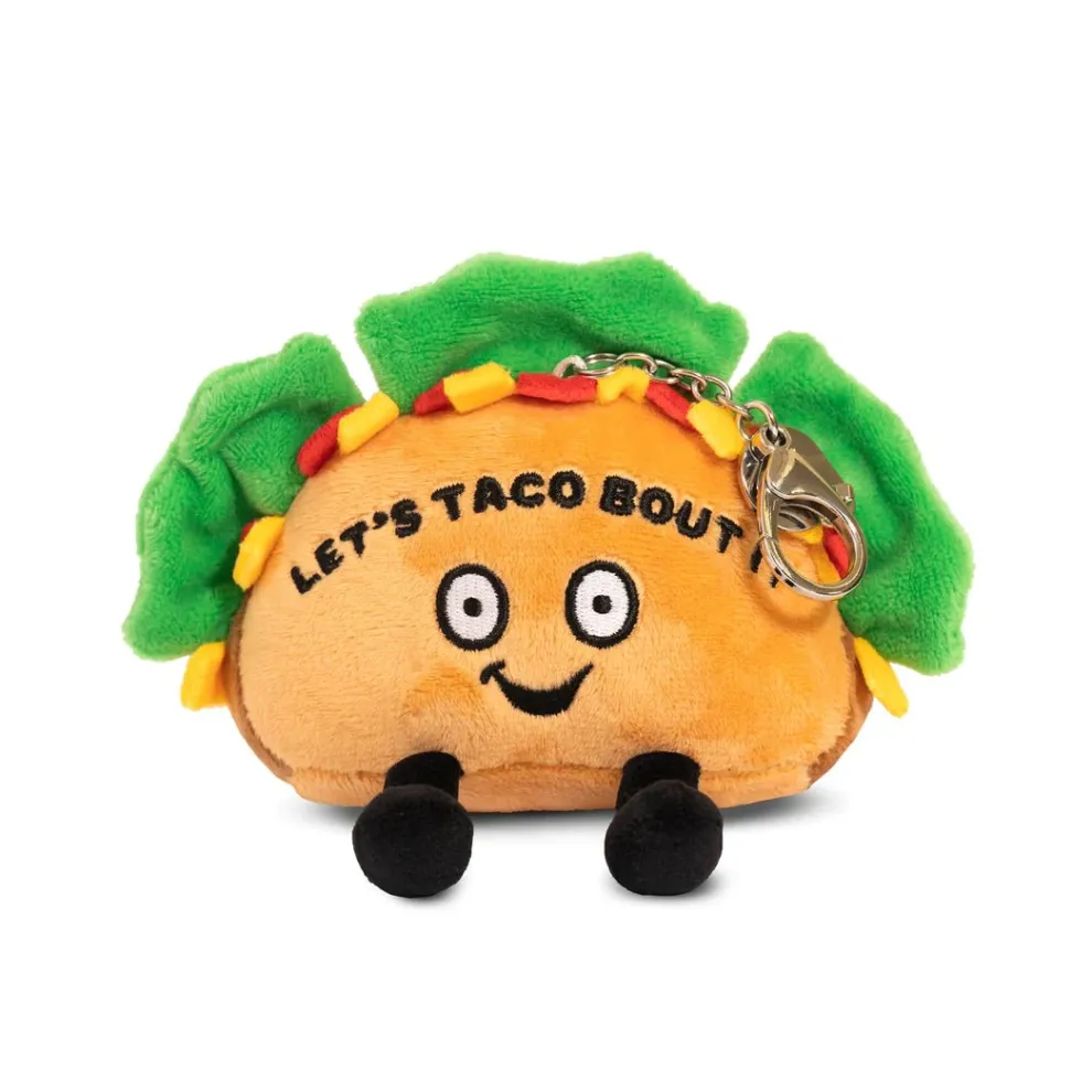 Punchkins Bites - Let's Taco Bout It Plush Clip - Owl & Goose Gifts