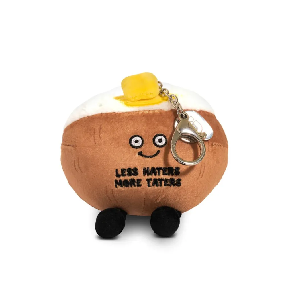 Punchkins Bites - Less Haters, More Taters Potato Plush Clip - Owl & Goose Gifts