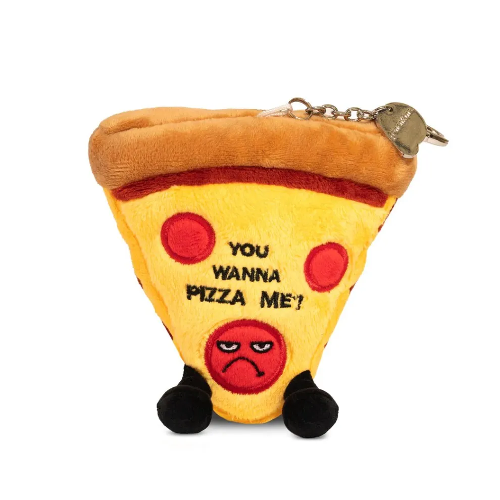 Punchkins Bites - You Wanna Pizza Me Plush Clip - Owl & Goose Gifts