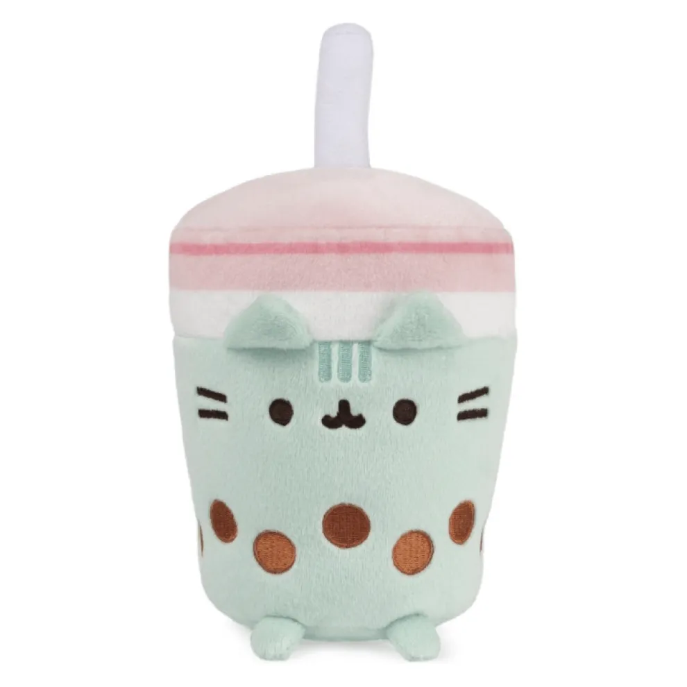 Pusheen 6 Inch Boba Tea Sips Plush Toy by GUND - Owl & Goose Gifts