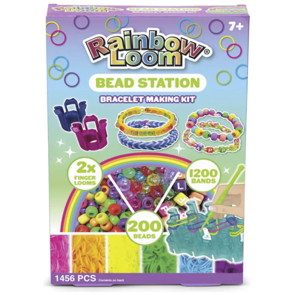 Rainbow Loom Bead Station Bracelet Kit - Owl & Goose Gifts
