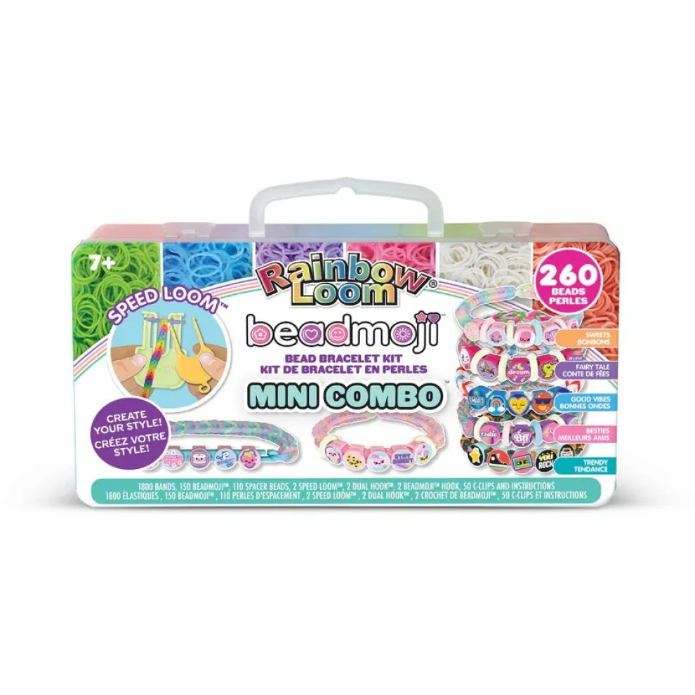Rainbow Loom Beadmoji™ Mini Combo Bracelet Kit - Owl & Goose Gifts