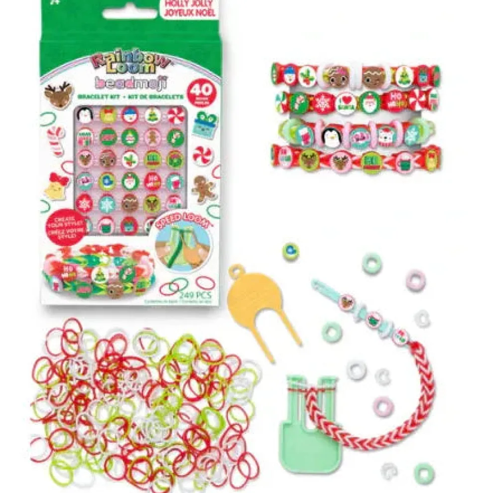 Rainbow Loom Beadmoji™ Holly Jolly Holiday Bracelet Kit