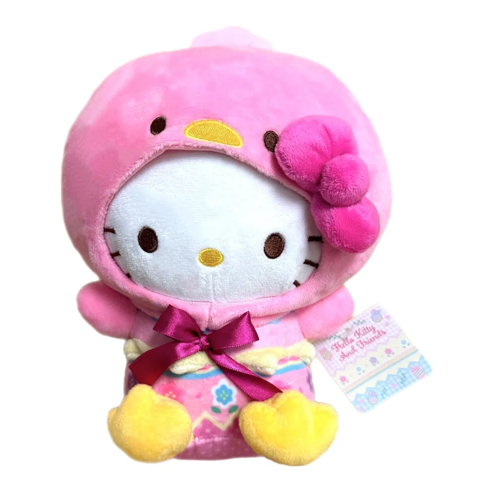 Sanrio Hello Kitty and Friends 8.5 Inch Easter Disguise Plush - Hello Kitty - Owl & Goose Gifts