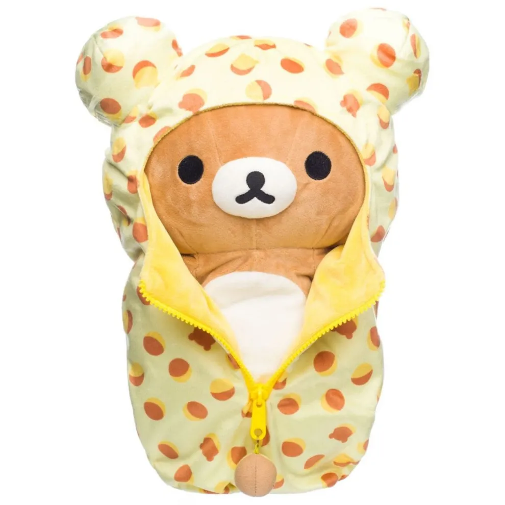 San-X Rilakkuma 15 Inch Sleeping Bag Plush Toy