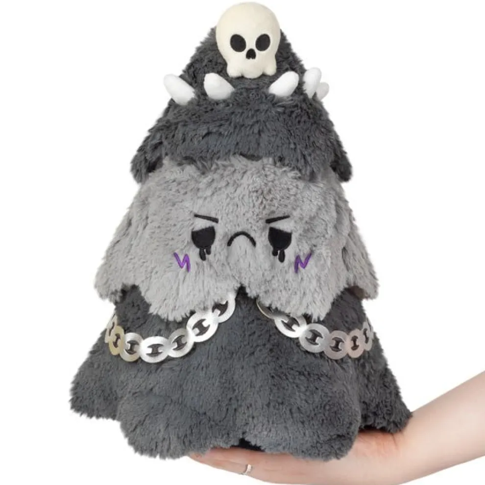 Squishable 10 Inch Mini Goth Christmas Tree Plush Toy - Owl & Goose Gifts