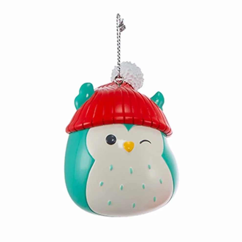 Squishmallow 3" Character Ornament - WINSTON THE OWL - Owl & Goose Gifts