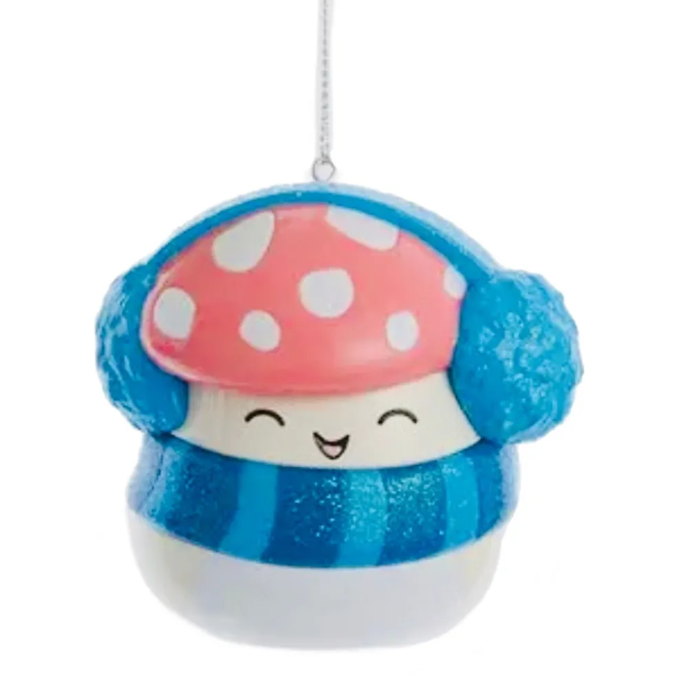 Squishmallow 3" Character Ornament - MALCOLM THE MUSHROOM