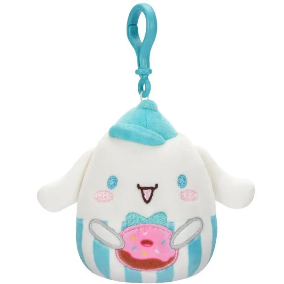 Squishmallow 3.5 Inch Sanrio Food Truck Cinnamoroll Plush Clip - Owl & Goose Gifts