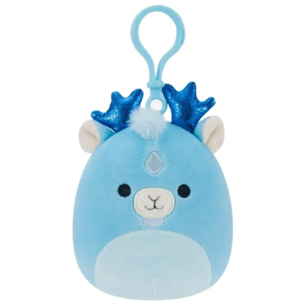 Squishmallow 3.5 Inch Xam the Kirin Plush Clip - Owl & Goose Gifts