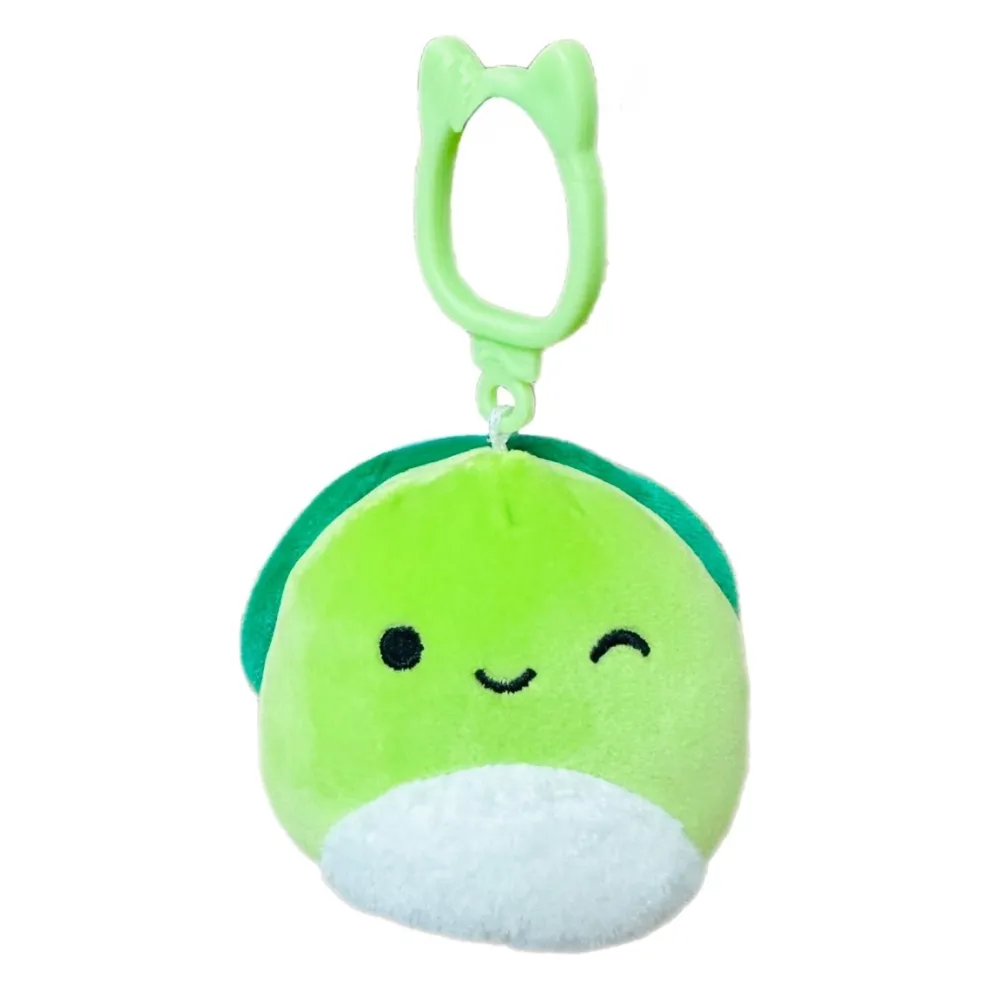 Squishmallow 3.5 Inch Henry the Turtle Plush Clip - Owl & Goose Gifts